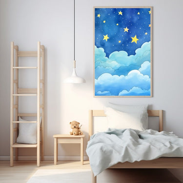 Peinture Toile Bébé Étoile